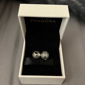 Pandora logo clip charms
